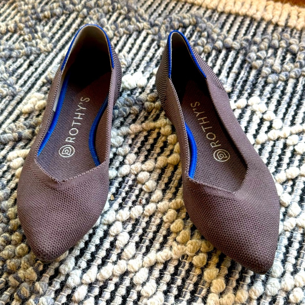 Rothy’s The Point Flats 7.5 Mink